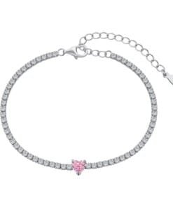 Silver Heart Bracelet