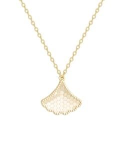 Gold Fan Necklace