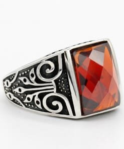 Silver Fire Shadow Ring