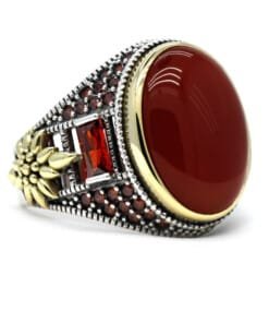 Silver Fire Fist Ring