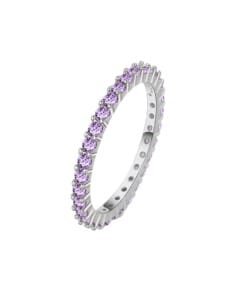 Silver Baby Pink Ring