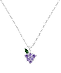 Silver Grape Necklace
