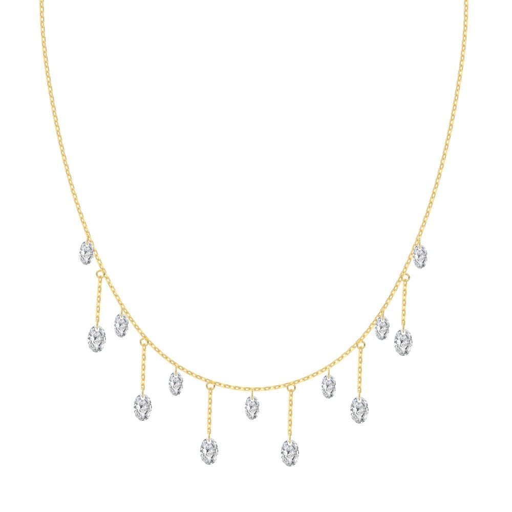 Black Dress Gold Necklace