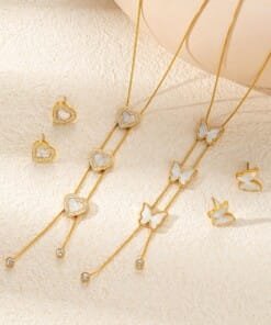 Long Tassel Snake Bone Chain