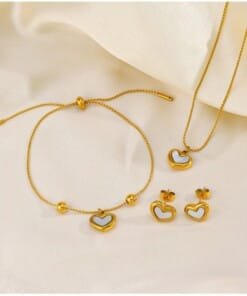 Shell Love Heart Jewelry