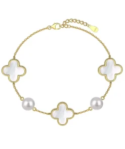 Shell Three Leafs Anklet