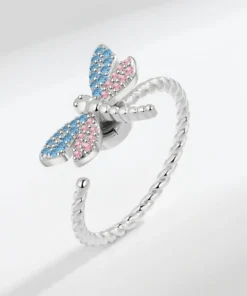 Sterling Silver Fly ring