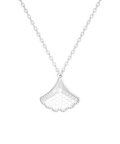 Silver Fan Necklace