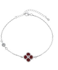 One Red Flower Anklet-Bracelet