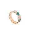 X Green Gold Viper Ring