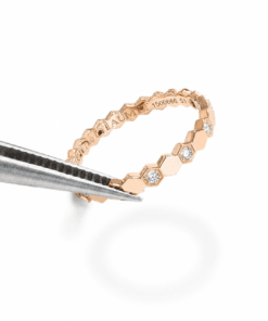 Xchaumet Rose Gold Diamonds Ring