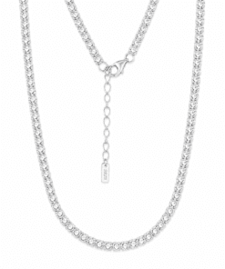 Luna Tennis Necklace (1.5mm)